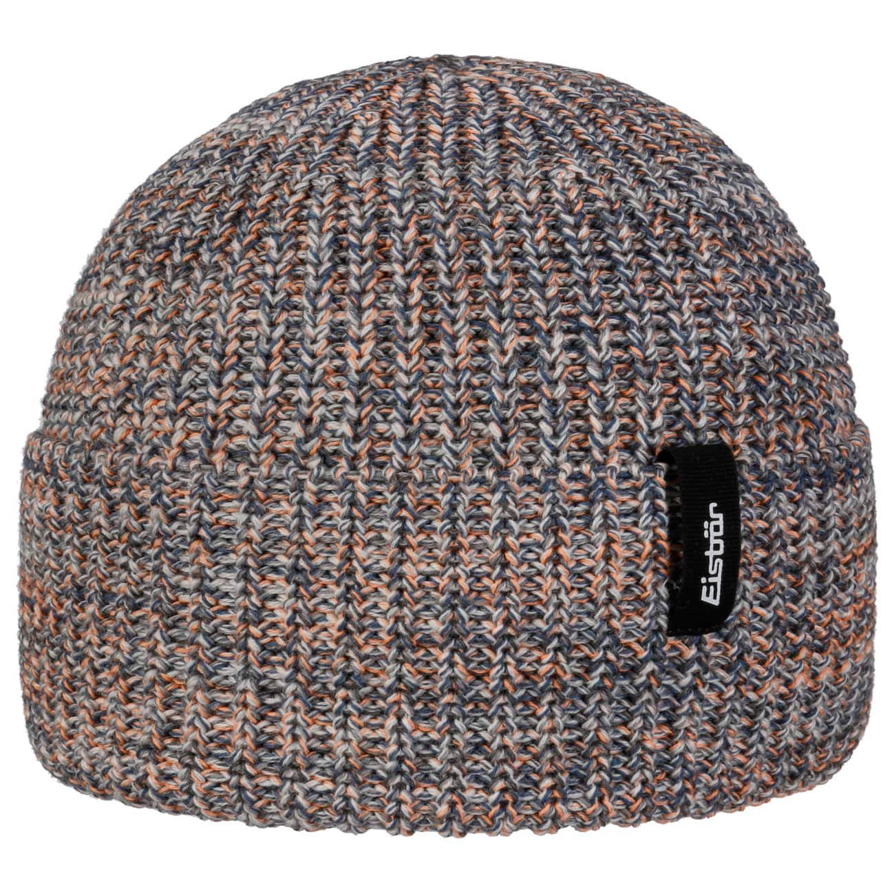 Eisbär Beanie (1-St) Strickmütze mit Umschlag, Made in the EU