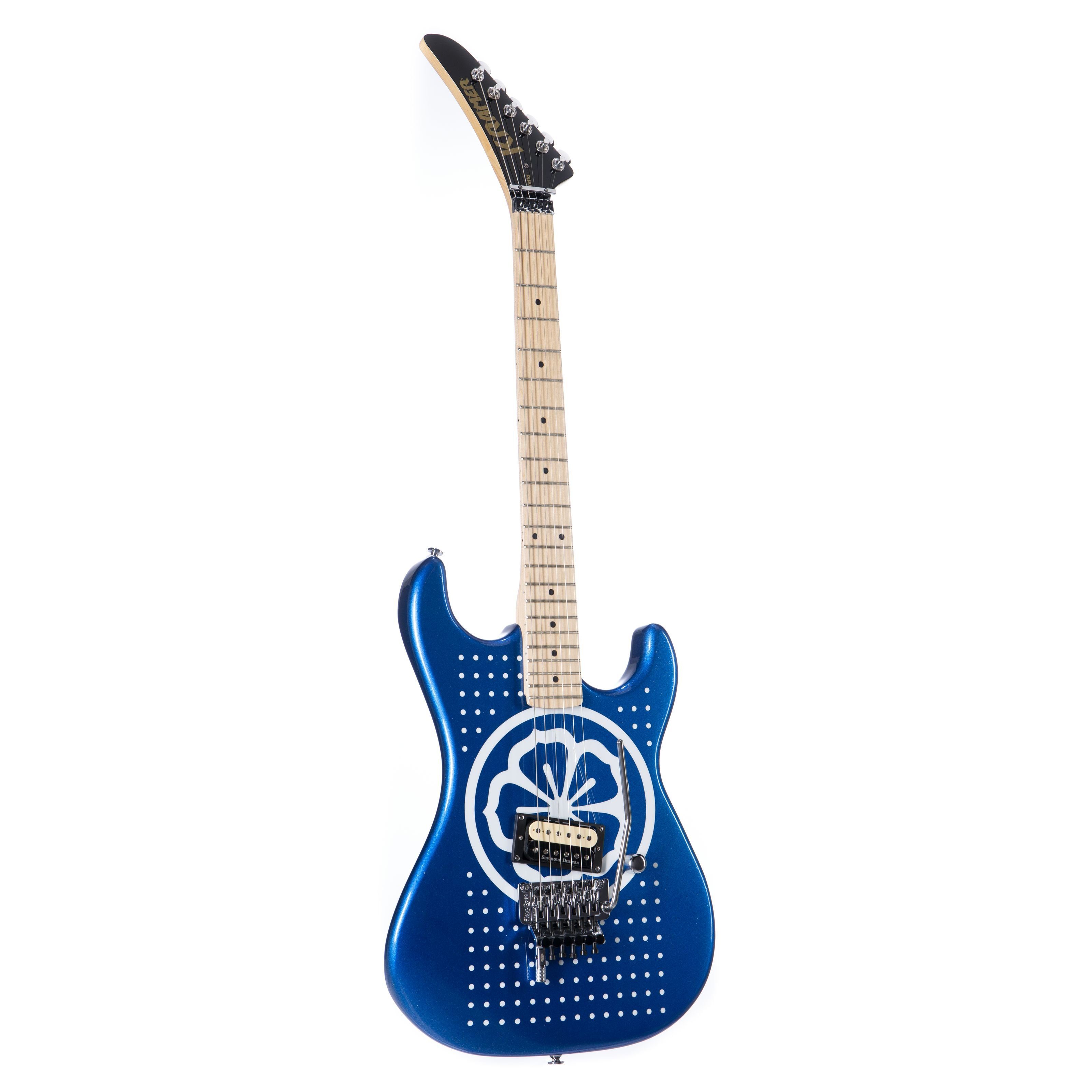 Kramer Guitars EGitarre, Baretta Custom Graphics "White Lotus" EGitarre