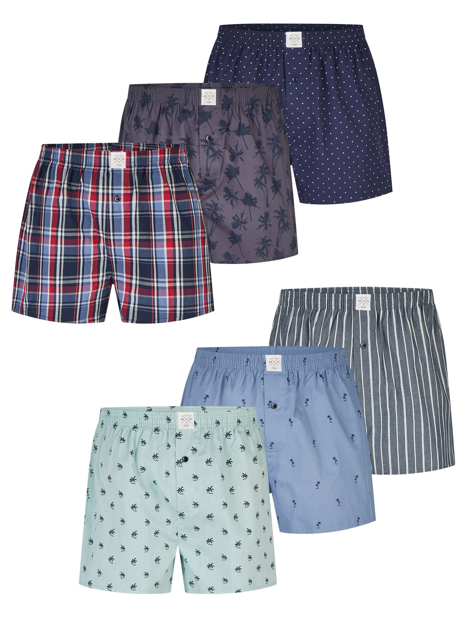 MG-1 Boxer Classics (6-St) Boxershorts, Unterhose, Boxerbriefs