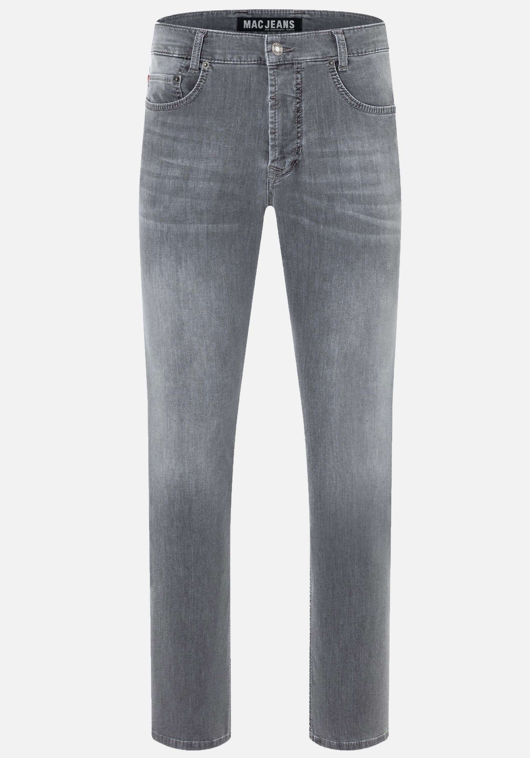 MAC 5-Pocket-Jeans Arne Light Weight Denim, leichte Sommerjeans H810 Summer Grey Used