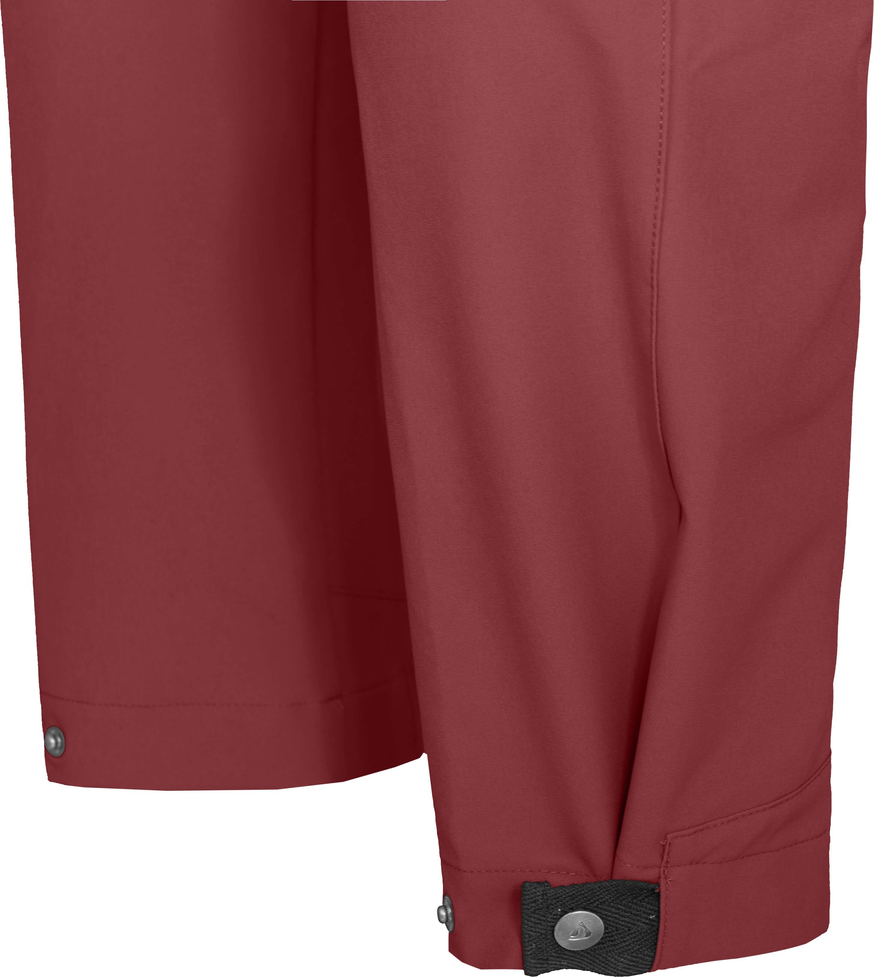 Bergson Outdoorhose Herren FROSLEV rot Normalgrößen, braun Taschen, elastisch, COMFORT recycelt, Wanderhose, 8