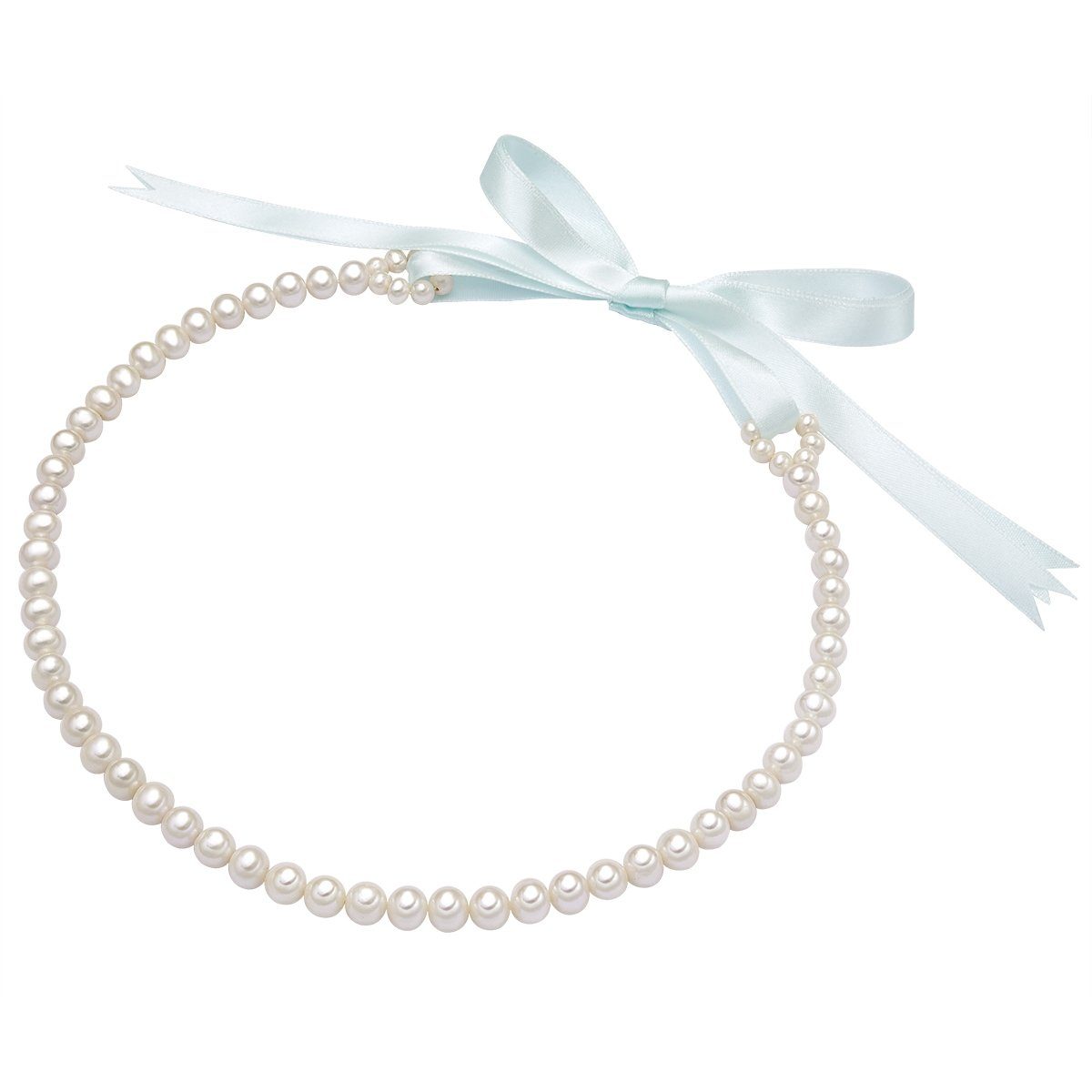 Perlenkette mit Süßwasser-Zuchtperlen mint, Valero Pearls