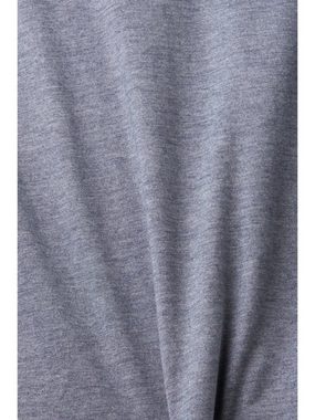 Esprit T-Shirt T-Shirt mit geblümtem V-Ausschnitt (1-tlg)