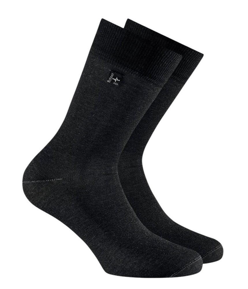 Rohner Socks Businesssocken Copper Casual schwarz Herren - 1 Paar