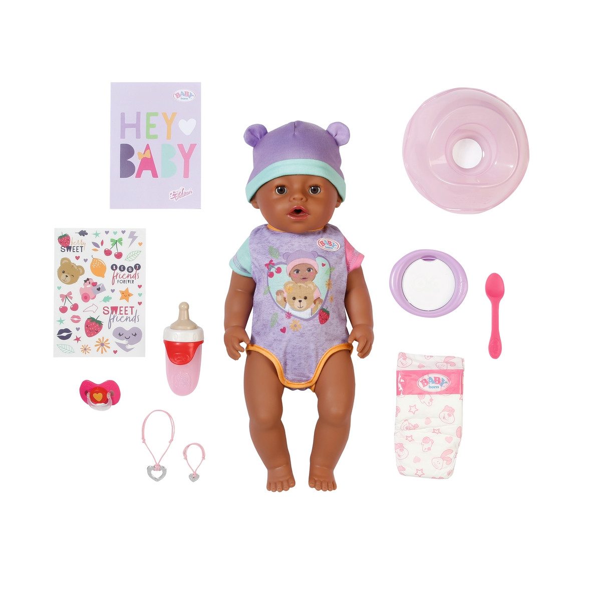 Baby Born Anziehpuppe Zapf Creation Puppe BABY born Eva 43cm