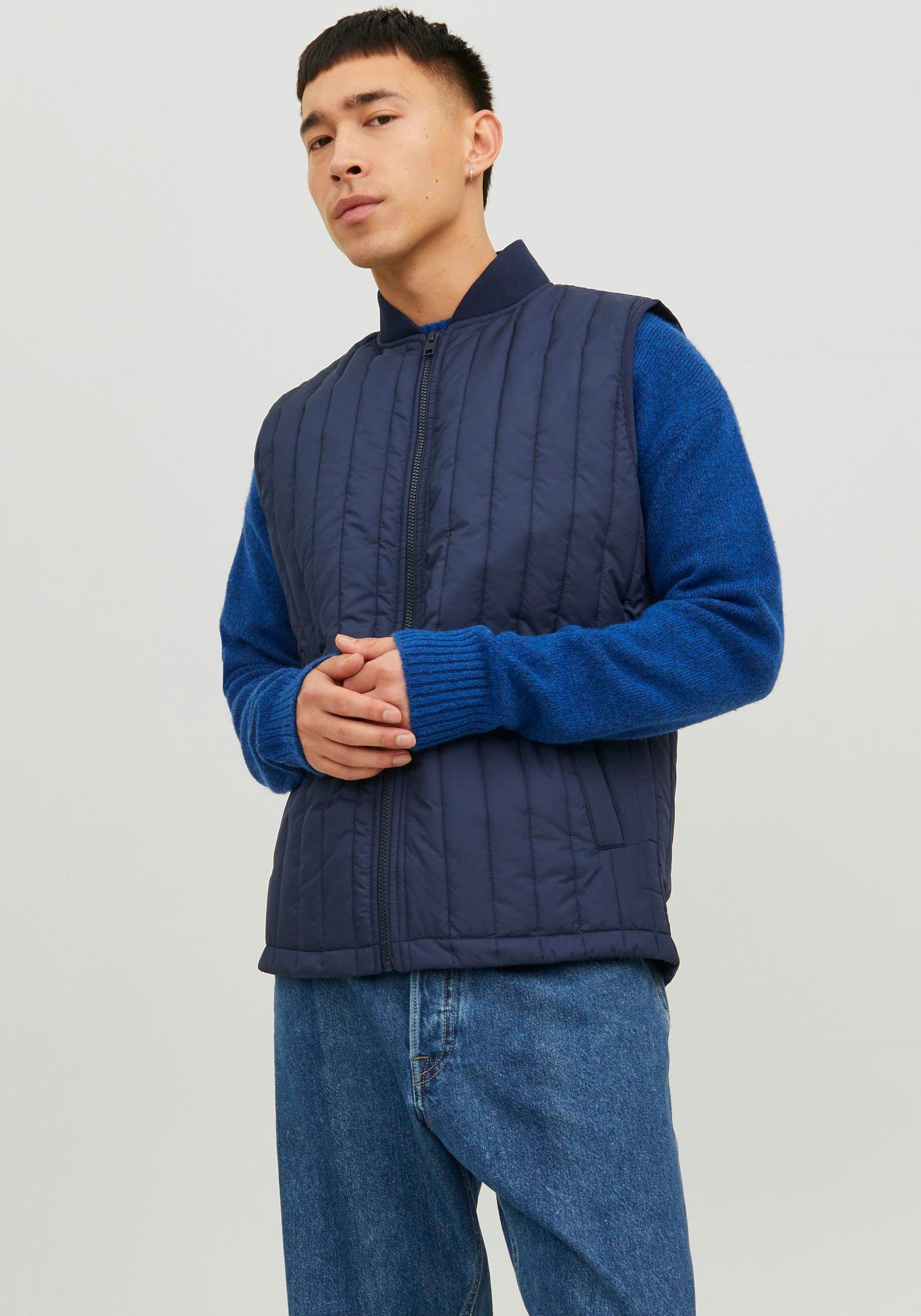 Jack & Jones Steppweste JJECITY LINER VEST NOOS Navy Blazer