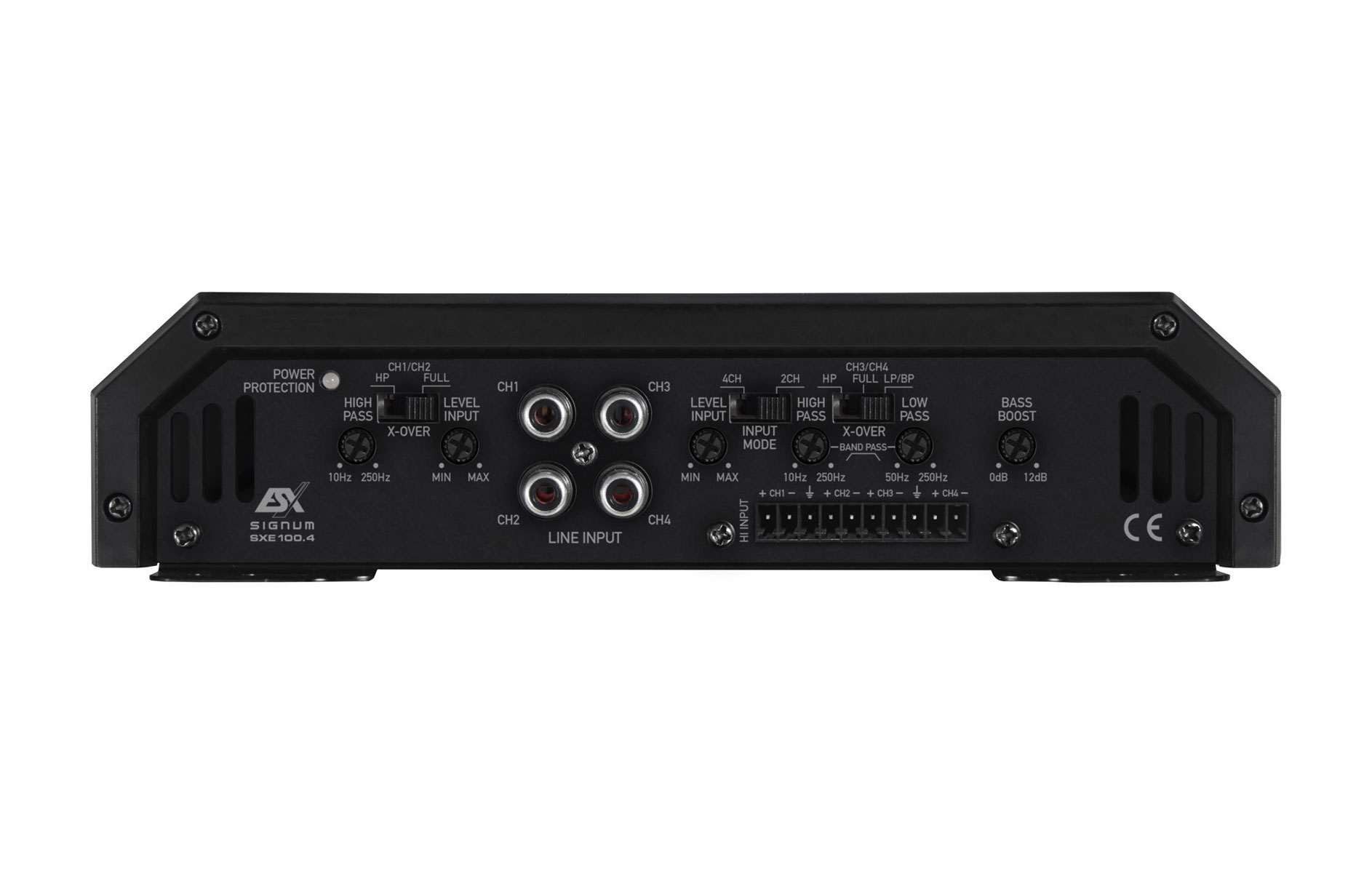ESX SXE100.4 4/3/2-Kanal Verstärker Endstufe brückbar SXE 100.4 Endverstärker (Anzahl Kanäle: 4)