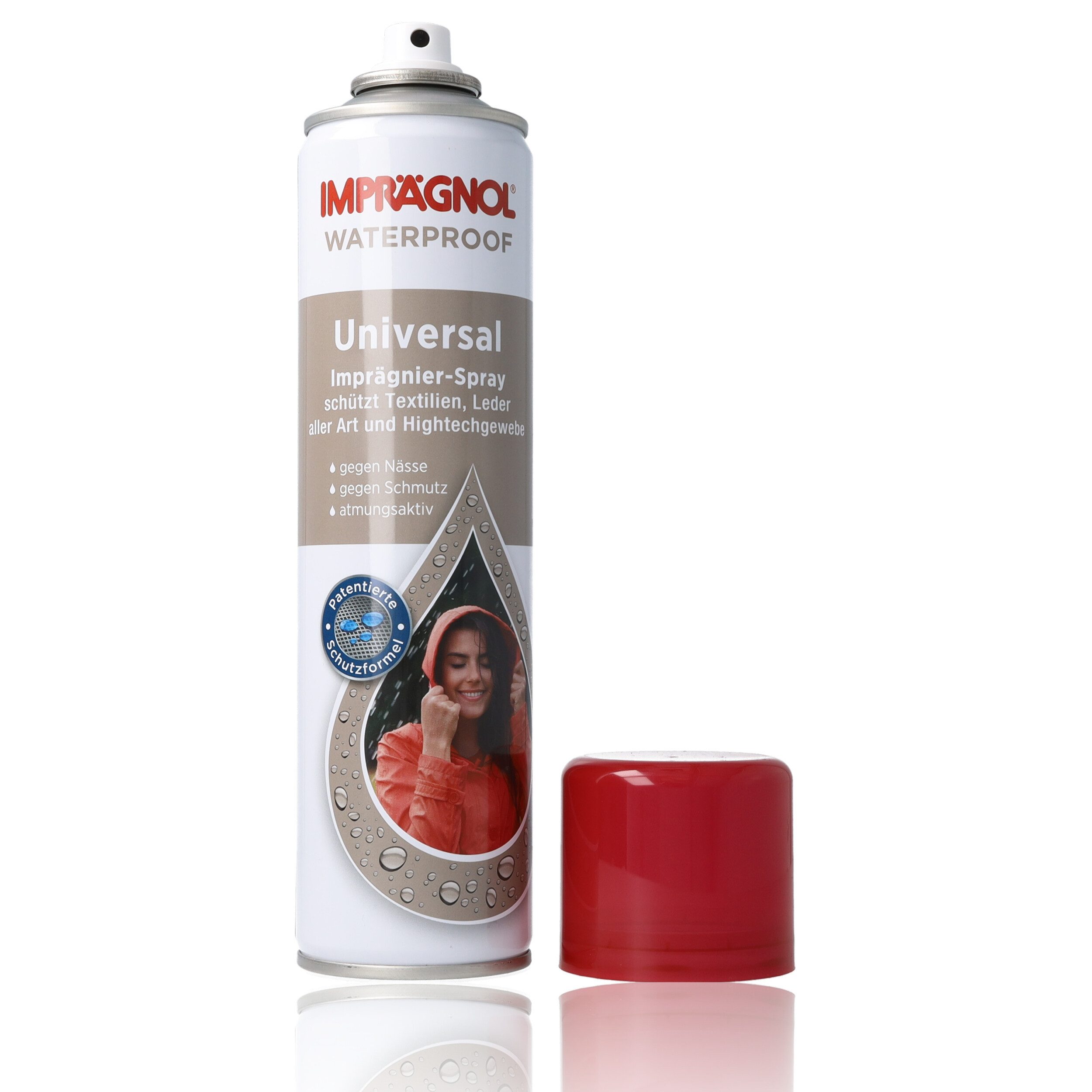 Imprägnol Imprägnol Universal Imprägnierspray 400ml Imprägnierspray (Schutz vor Nässe und Schmutz, 1 St., atmungsaktiver, hochwirksamer Langzeitschutz)