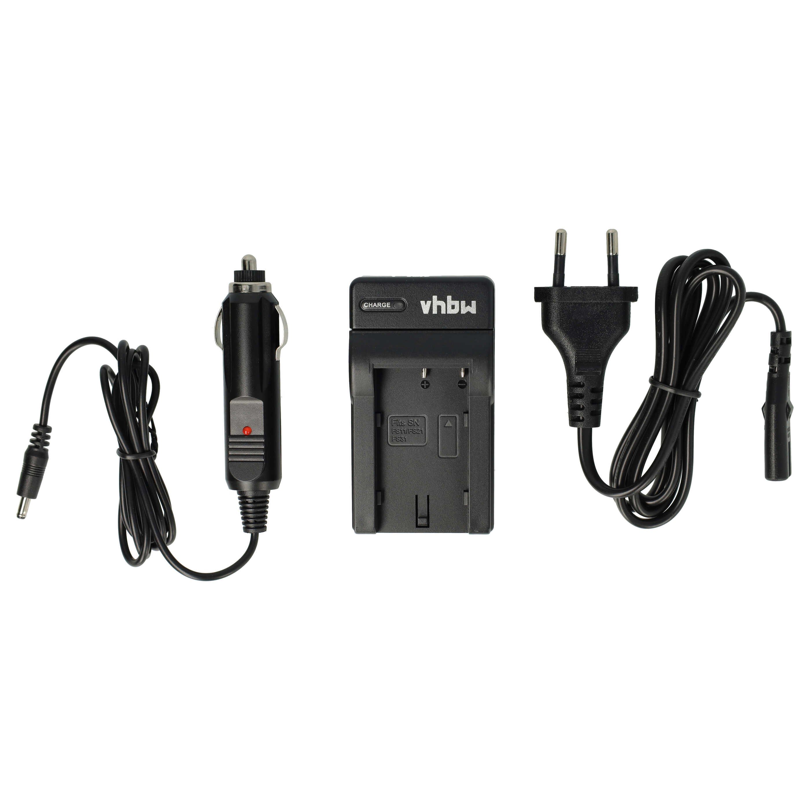 vhbw passend für Sony DCR-IP220, DCR-IP5, DCR-IP55, CCD-CR1 Kamera / Foto Kamera-Ladegerät