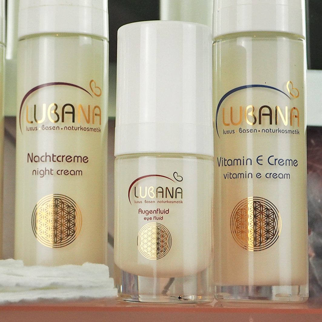 Lubana Augenfluid 15 ml – Stammzellenpflege mit Bienenwachs, Seefenchel & Arganöl, Airless-Pumpspender, Jiaogulan & Zistrose für Anti-Aging, feuchtigkeitsspendend