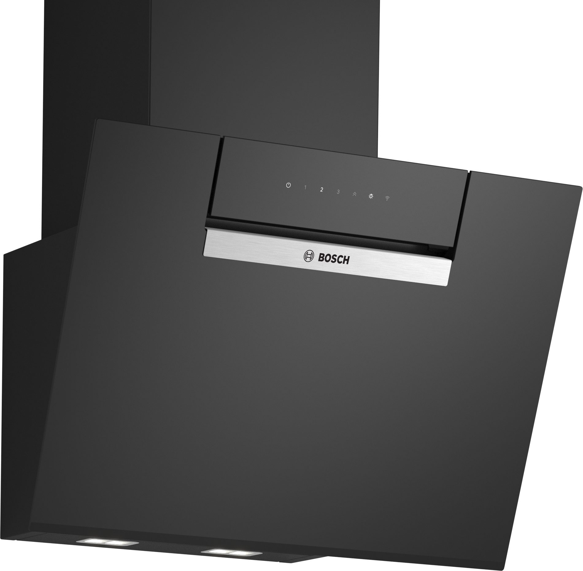 BOSCH Kopffreihaube DWK67FN60 Serie Serie 4 Leiser SilentPowerDrive-Motor & smarte Dunstabzugsautomatik