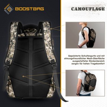 BoostBoxx Laptoprucksack »Boostbag Camouflage«