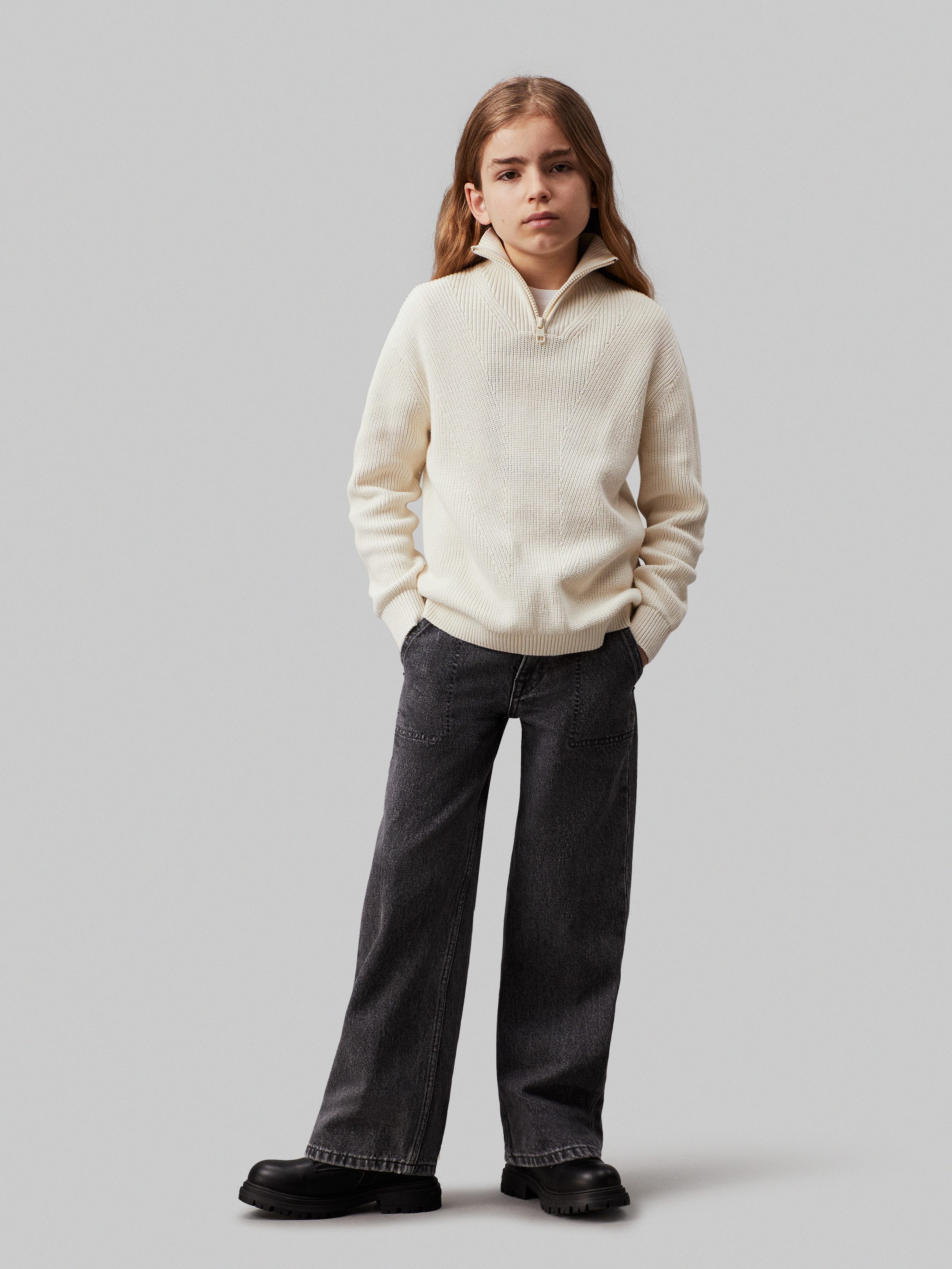 Calvin Klein Jeans Straight-Jeans AUTHENTIC GREY SKATER für Kinder bis 16 Jahre