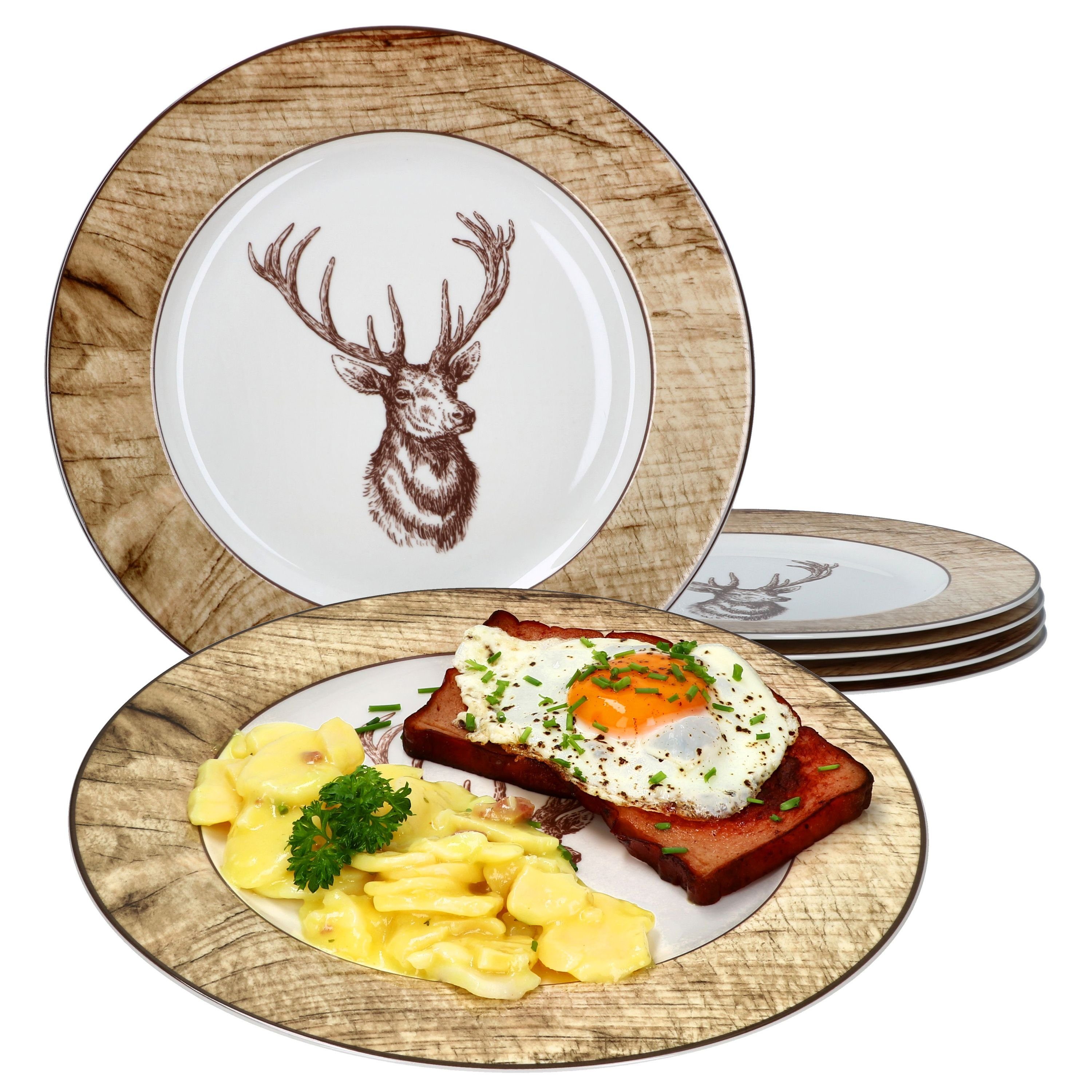 Ritzenhoff & Breker Тарелка обеденная Ritzenhoff 6x Luis weiß Тарелка обеденная