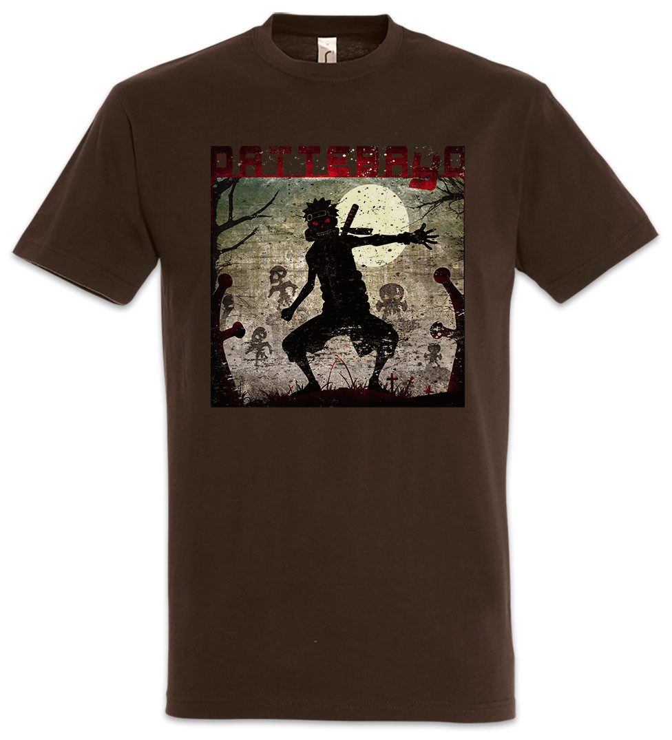 Urban Backwoods Print-Shirt Uzumaki Zombie Herren T-Shirt Shinobi Ninja System Anime Naruto Horror (1-tlg) Dattebayo Sakura Haruno Anime