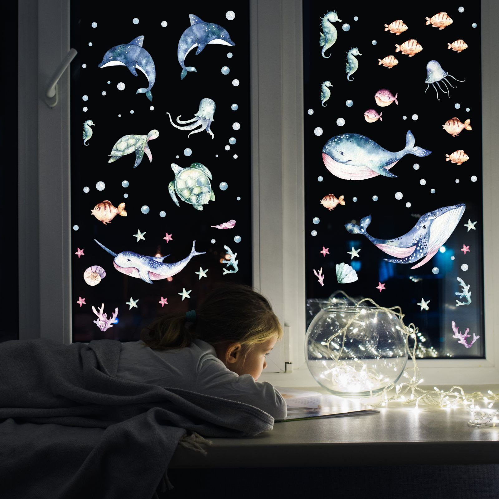 nikima Fensterdekoration »Fensterbilder Unterwasser selbstklebend« online  kaufen | OTTO