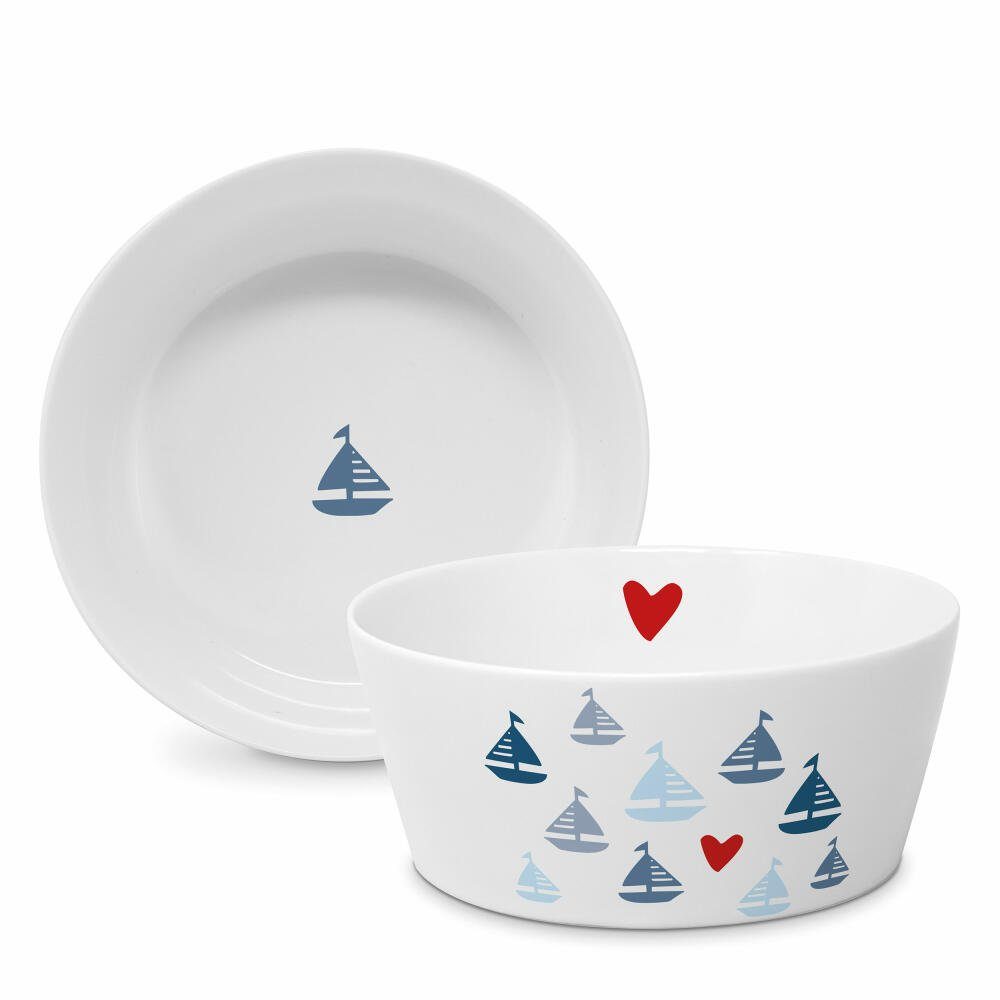 PPD Schüssel Seaside Sailing Trend Bowl Ø 15 cm, New Bone China