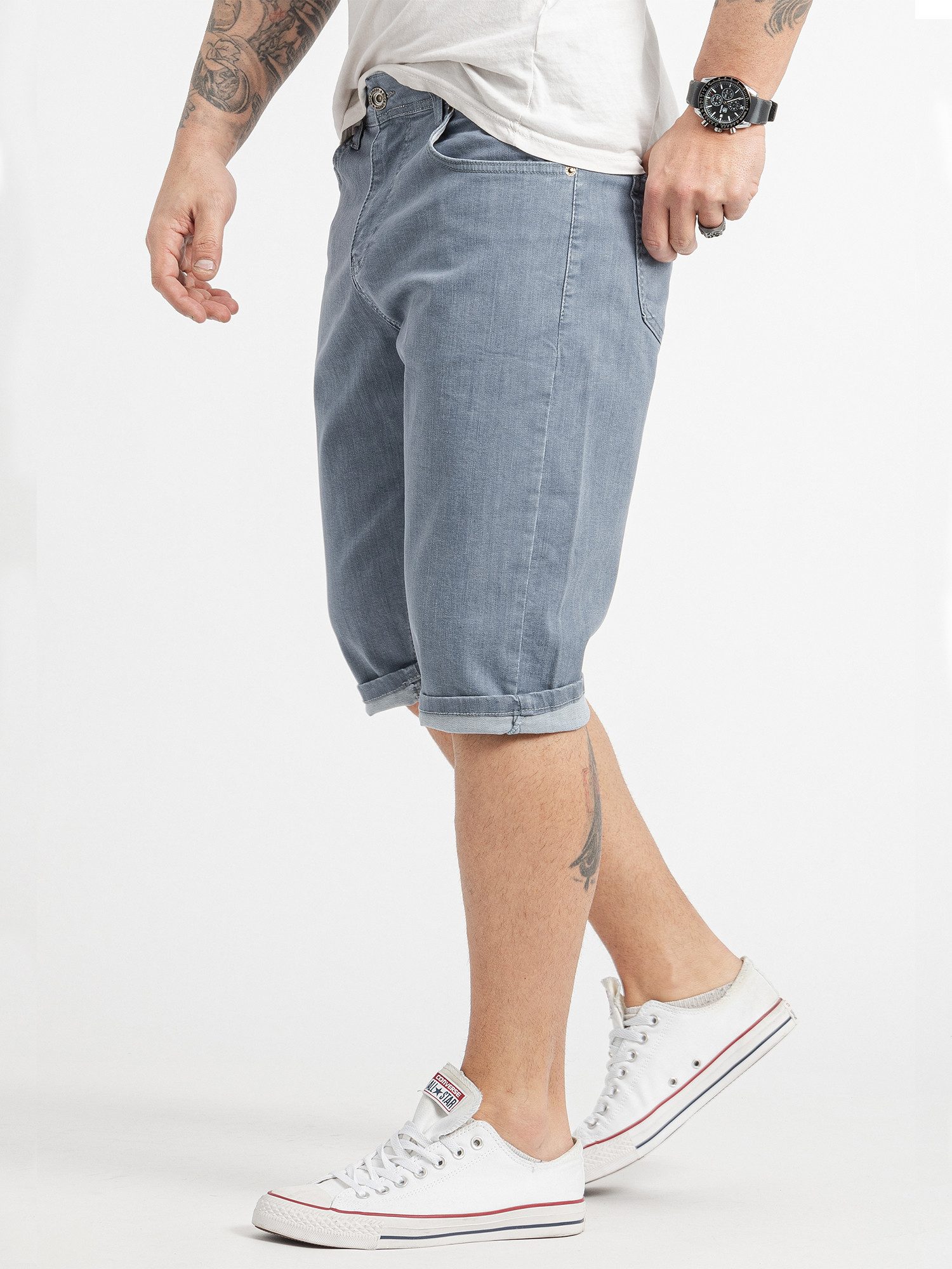 Rock Creek Bermudas Herren Jeansshorts Denim günstig online kaufen