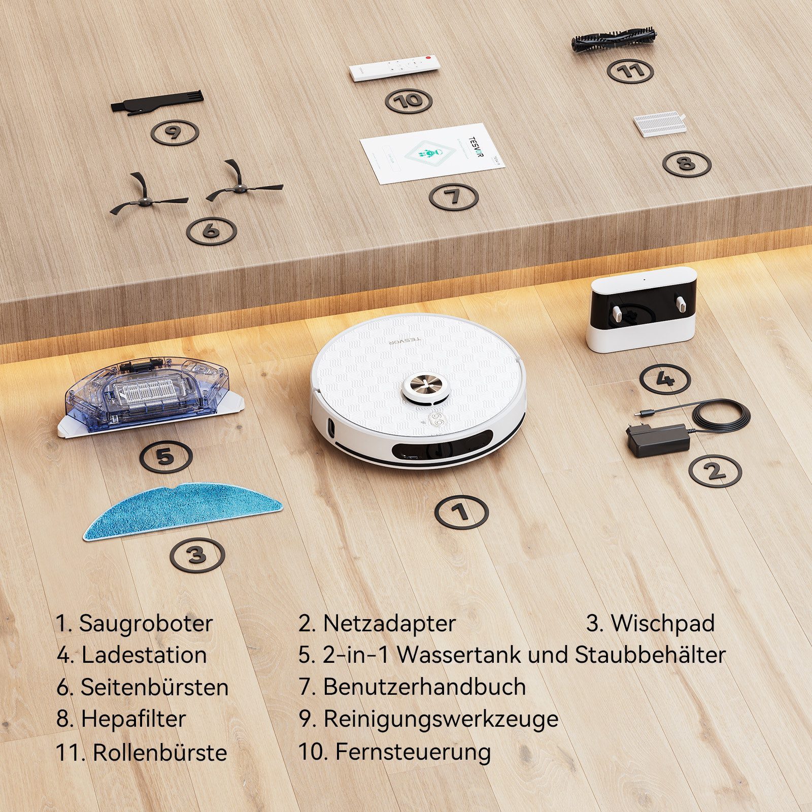 Tesvor S8Pro Saugroboter - Bild 4