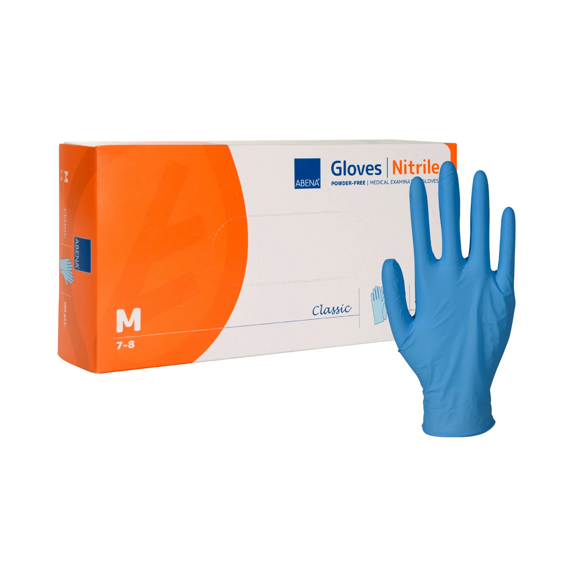 ABENA GmbH Nitril-Handschuhe Abena - Einmalhandschuhe - Nitril Puderfrei in günstig online kaufen
