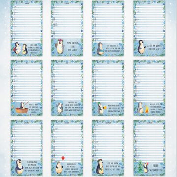Mr. & Mrs. Panda Partnerkalender 2024 Pinguin Collection - Weiß - Geschenk, Wandkalender, gemeinsamer