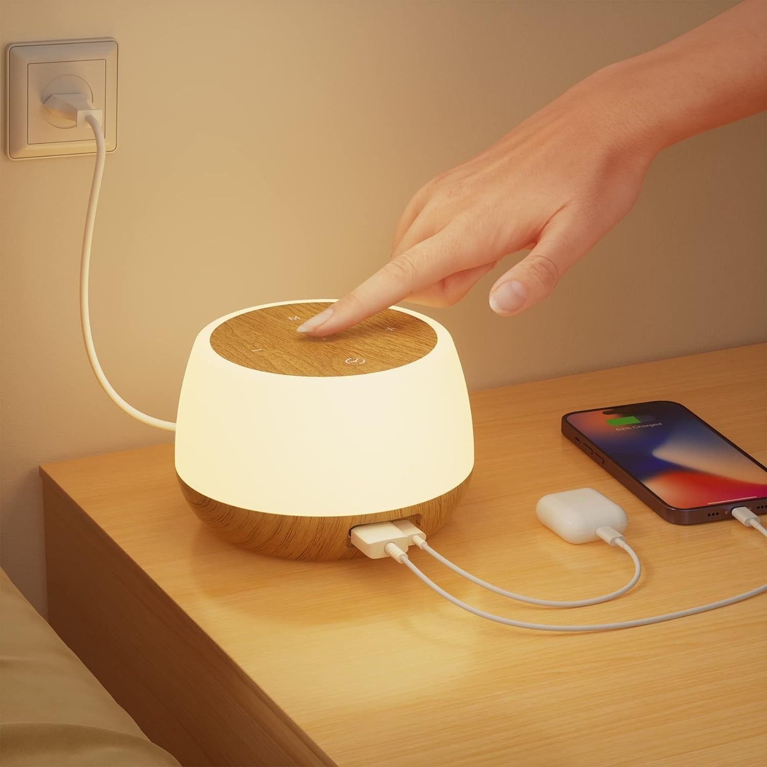 BlingBin LED Nachttischlampe Tischlampe Touch Dimmbar günstig online kaufen
