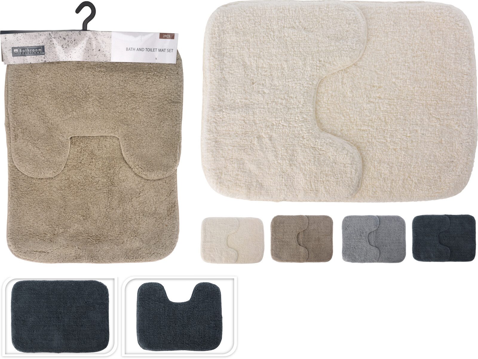 Koopman Badematte Dunkelblau, Höhe 1,5 mm, günstig online kaufen