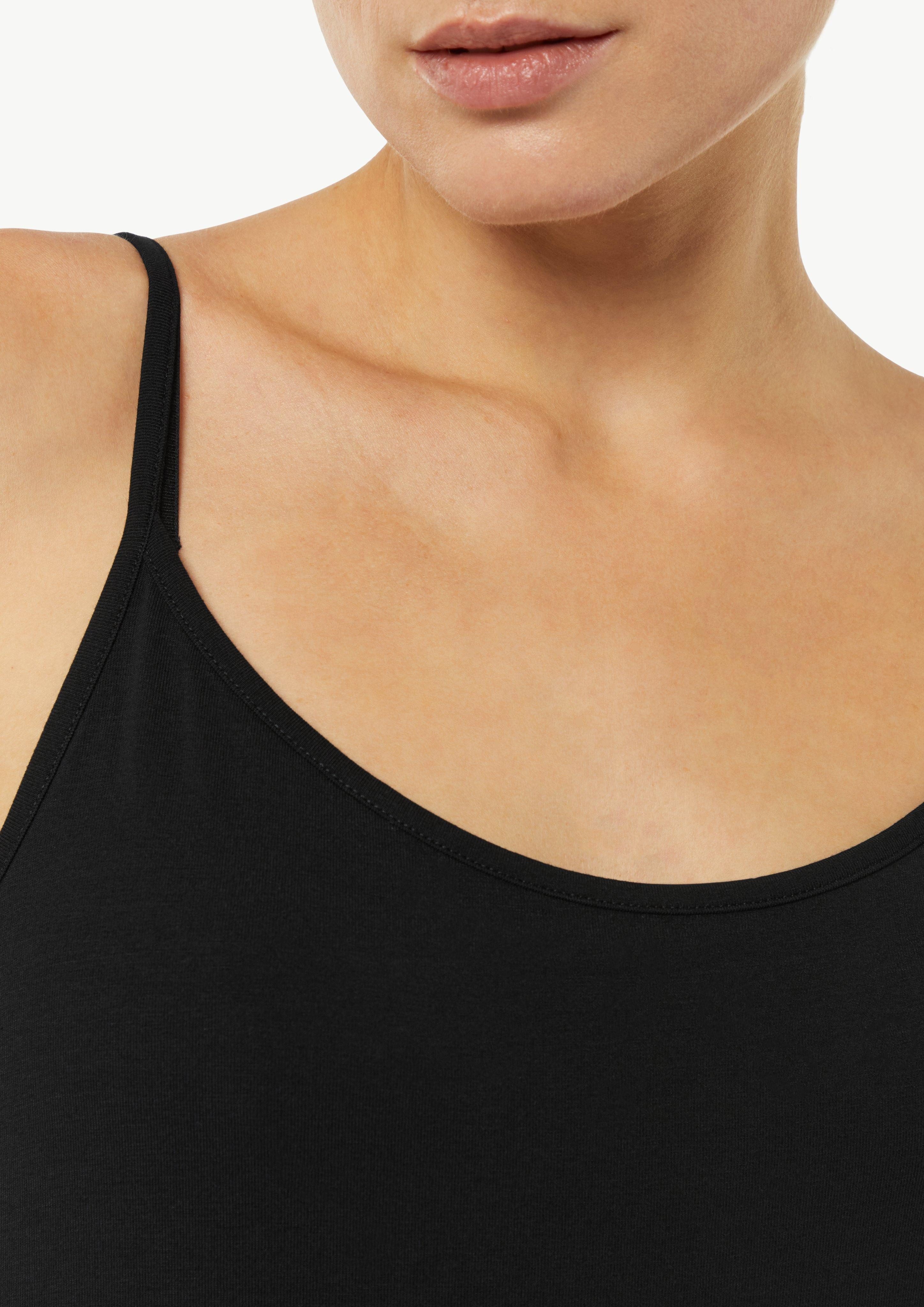 comma Shirttop Jersey-Top mit verstellbaren Trägern günstig online kaufen