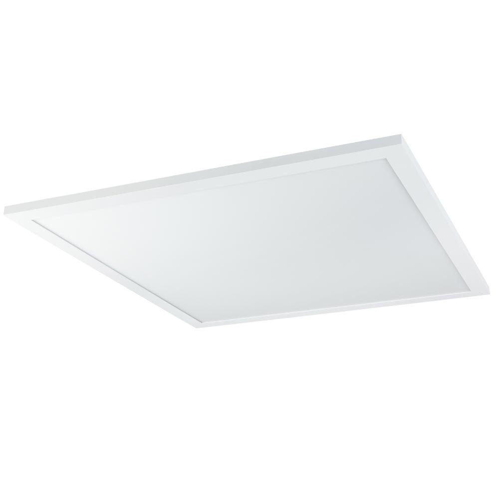 etc-shop LED Deckenleuchte, LED-Leuchtmittel fest Aufbaupanel Warmweiß, Wohnzimmerleuchte Bürolicht verbaut