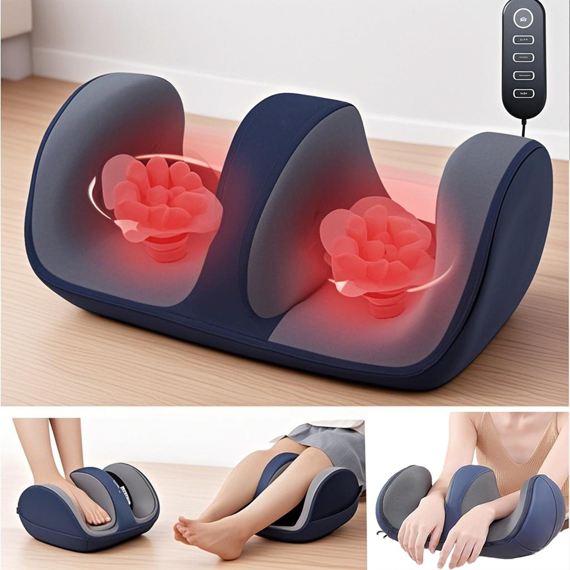 Fußmassagegerät Venentrainer, Shiatsu-Fußmassagegerät, Wadenmassagegeräte mit