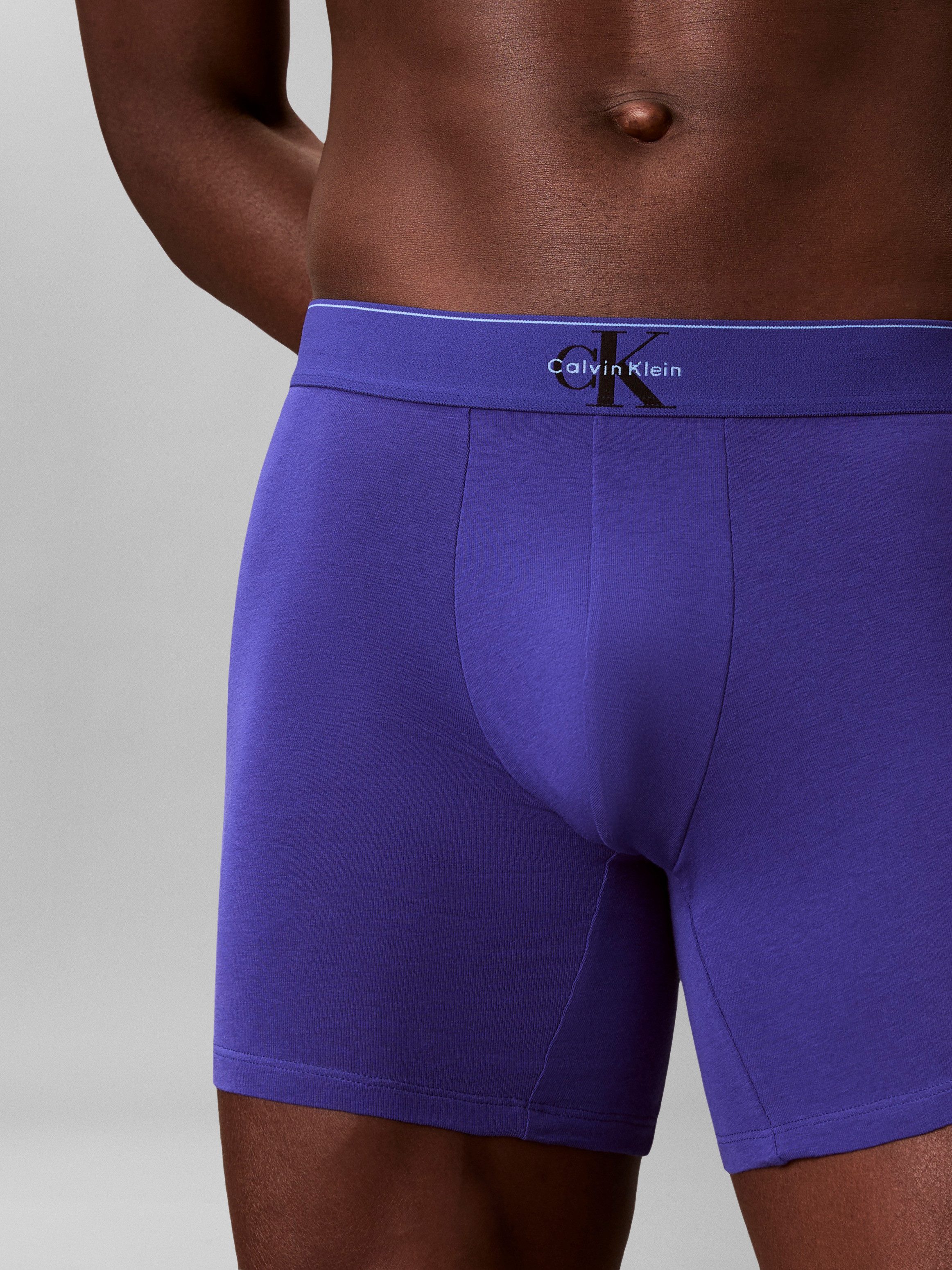 Calvin Klein Underwear Boxershorts Boxer Brief 3PK (Packung, 3er-Pack) Körpernahe Passform mit elastischem Bund