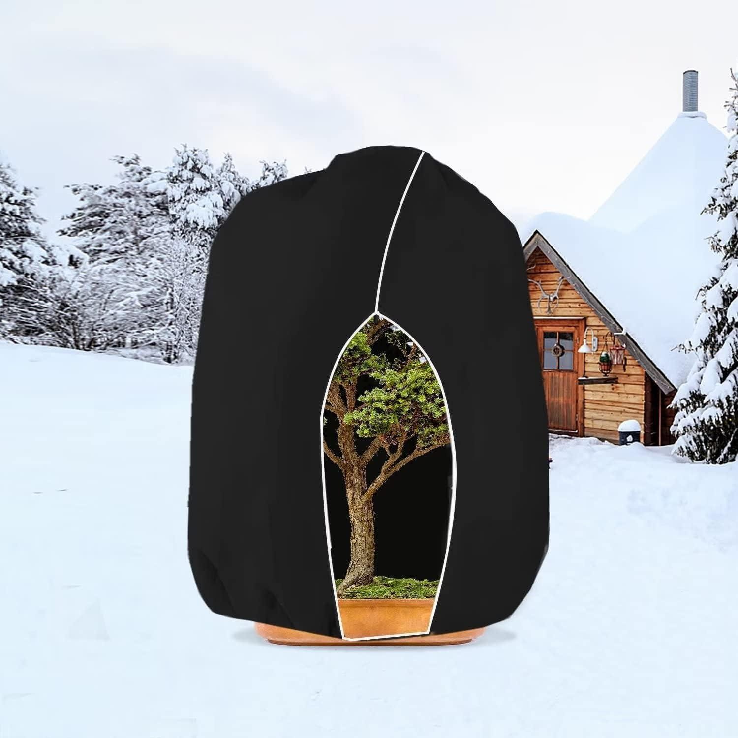 LuxusKollektion Gartenmöbel-Schutzhülle Winterschutz Vlies Hülle 190x220cm Schwarz (1-St)