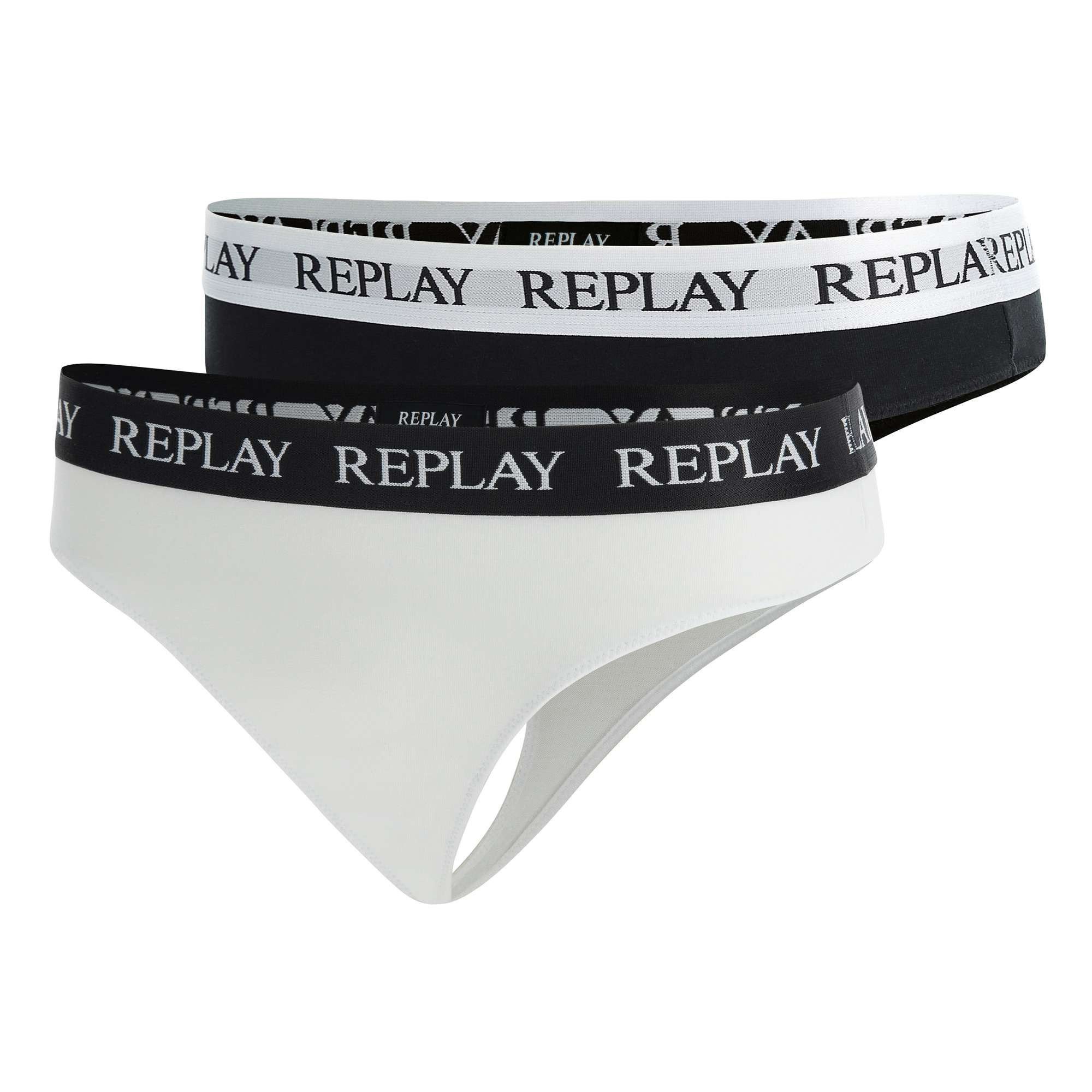 Replay String Damen String 4er Pack Viskose (Packung, 4er Pack)