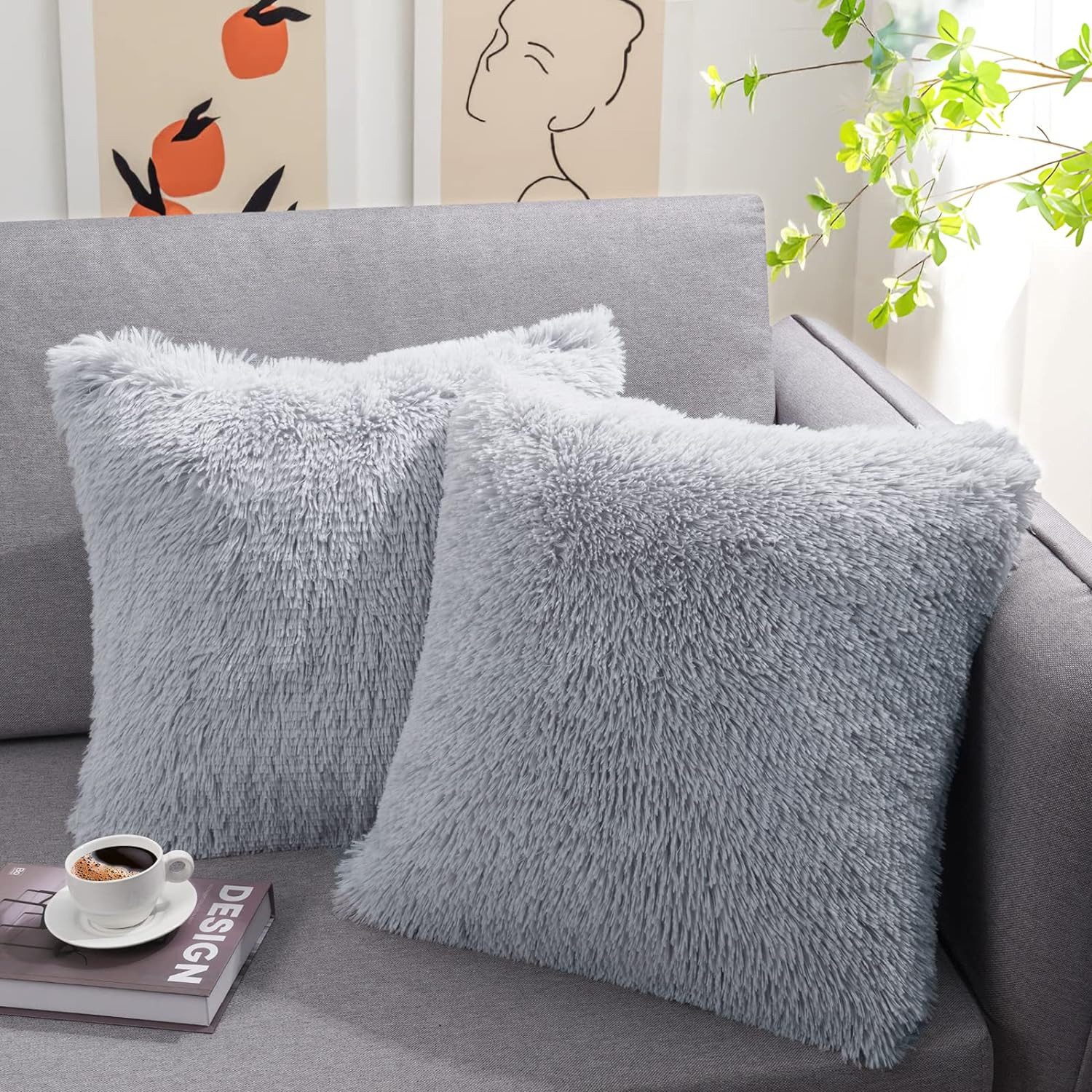 ibettertec Kissenbezüge Kissenbezug 2er Set Kissenhülle,Kissenbezüge mit Re günstig online kaufen