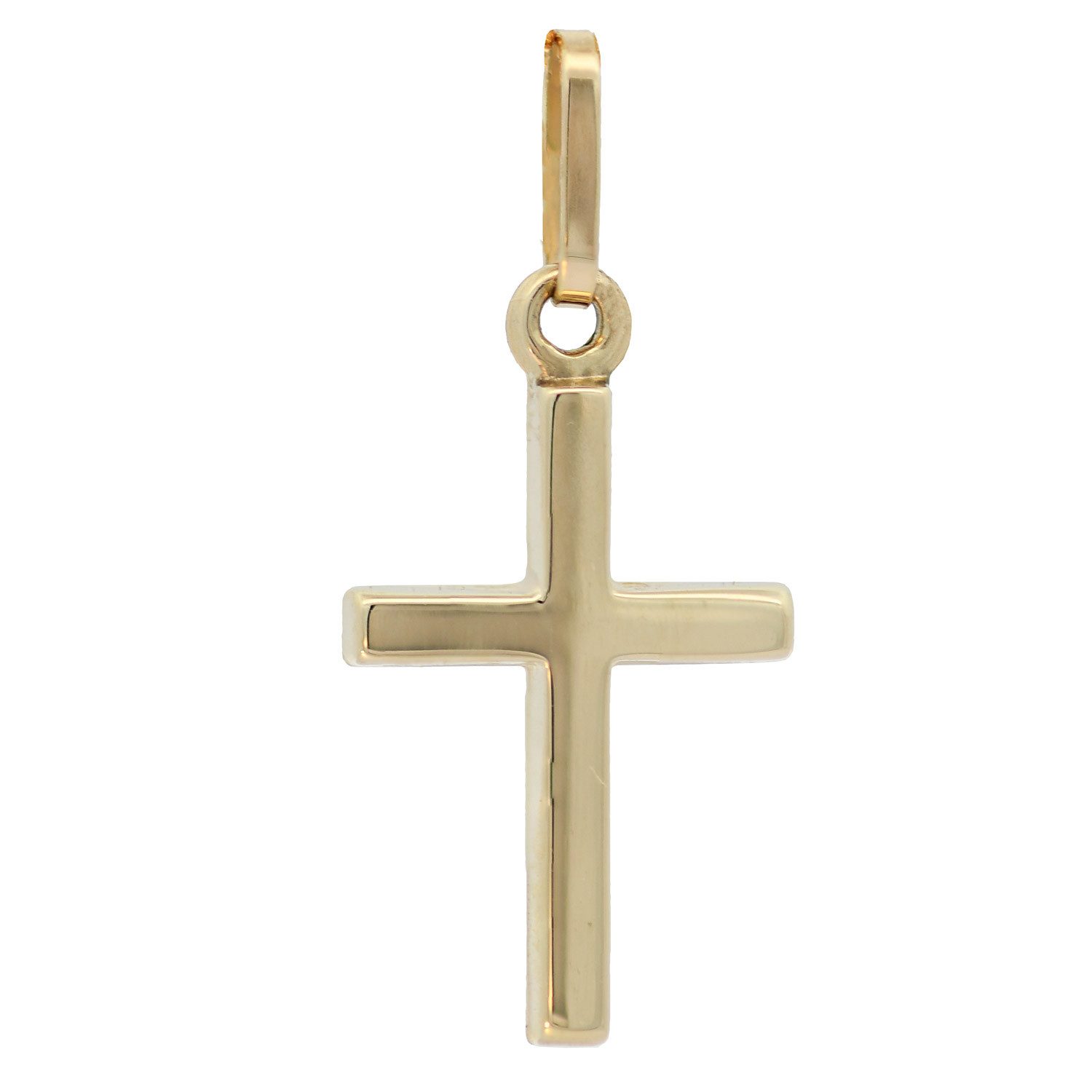 HOPLO Kreuzanhänger Kettenanhänger Gold Anhänger Kreuz günstig online kaufen