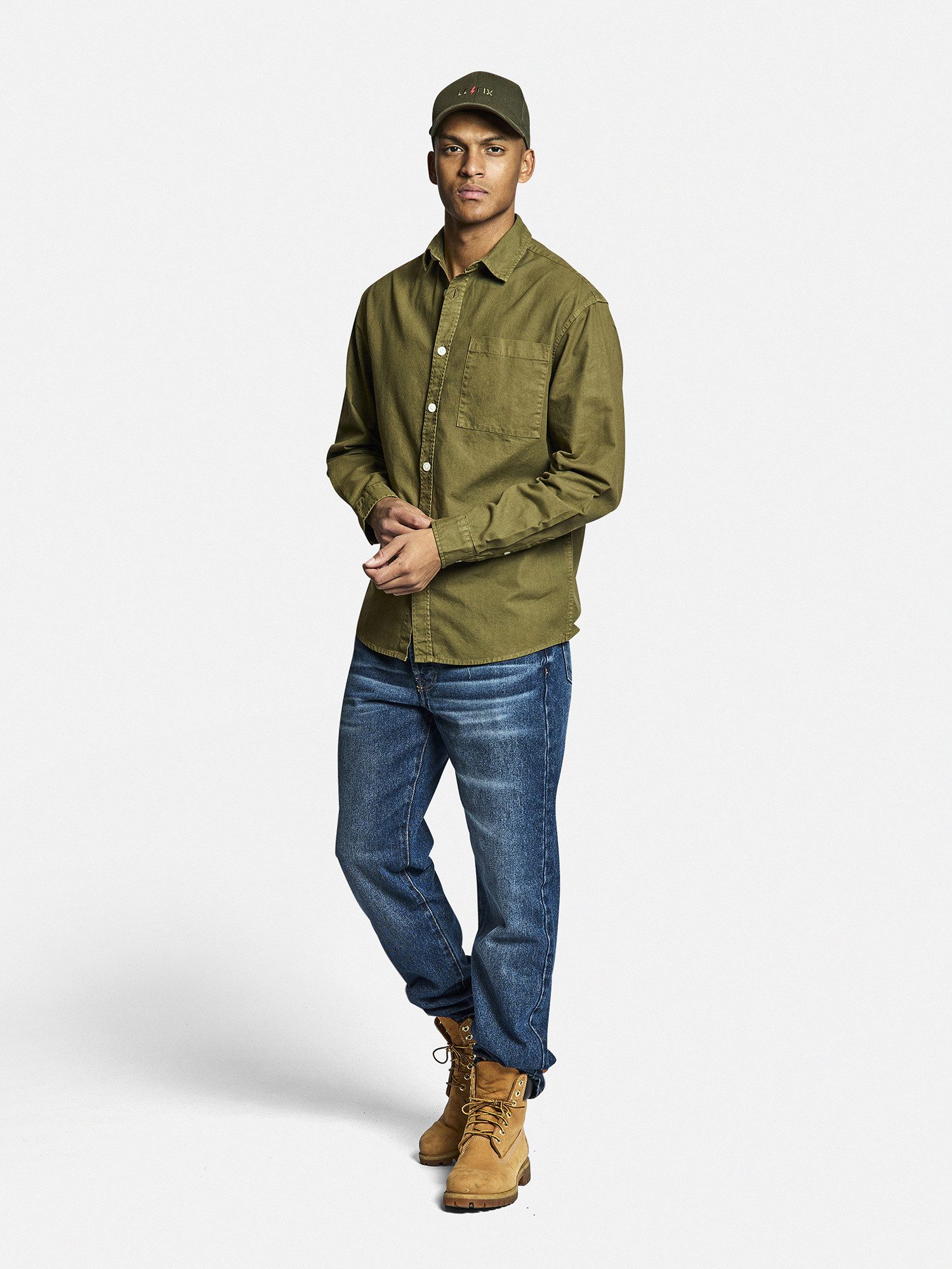 REDEFINED REBEL Langarmhemd Redefined Rebel Shirt RRJack Shirt