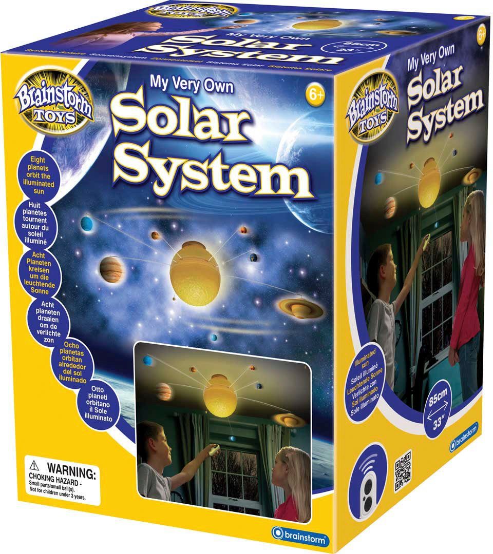 Brainstorm Nachtlicht My Very Own Solar System, Sonnensystem mit  Fernsteuerung, Geheimcode zur Freigabe von Online-Informationen über unser  Sonnensystem