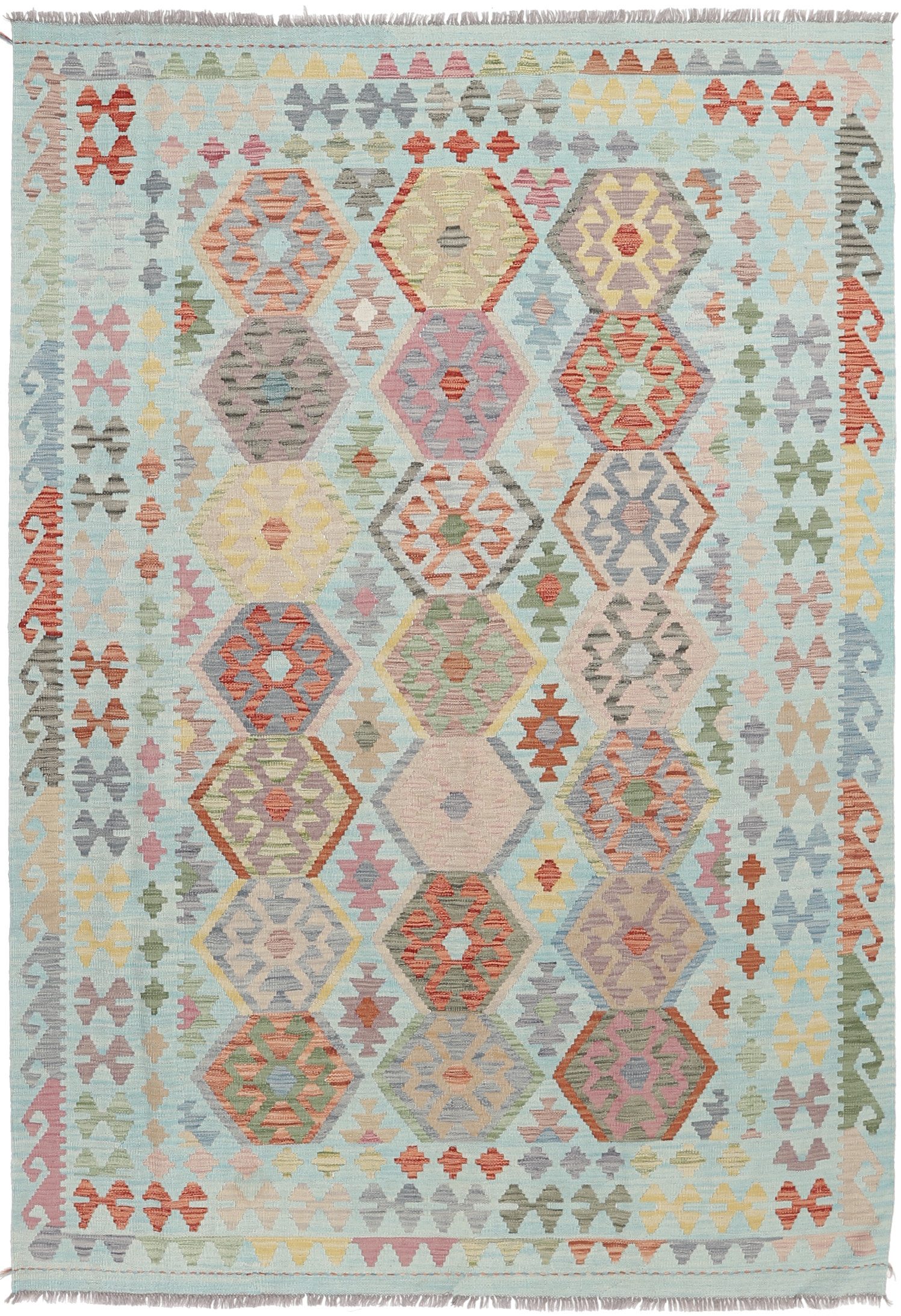 Carpet Avenue Teppich Kelim Afghan Royal 246x172, Rechteck, Höhe: 4 mm günstig online kaufen