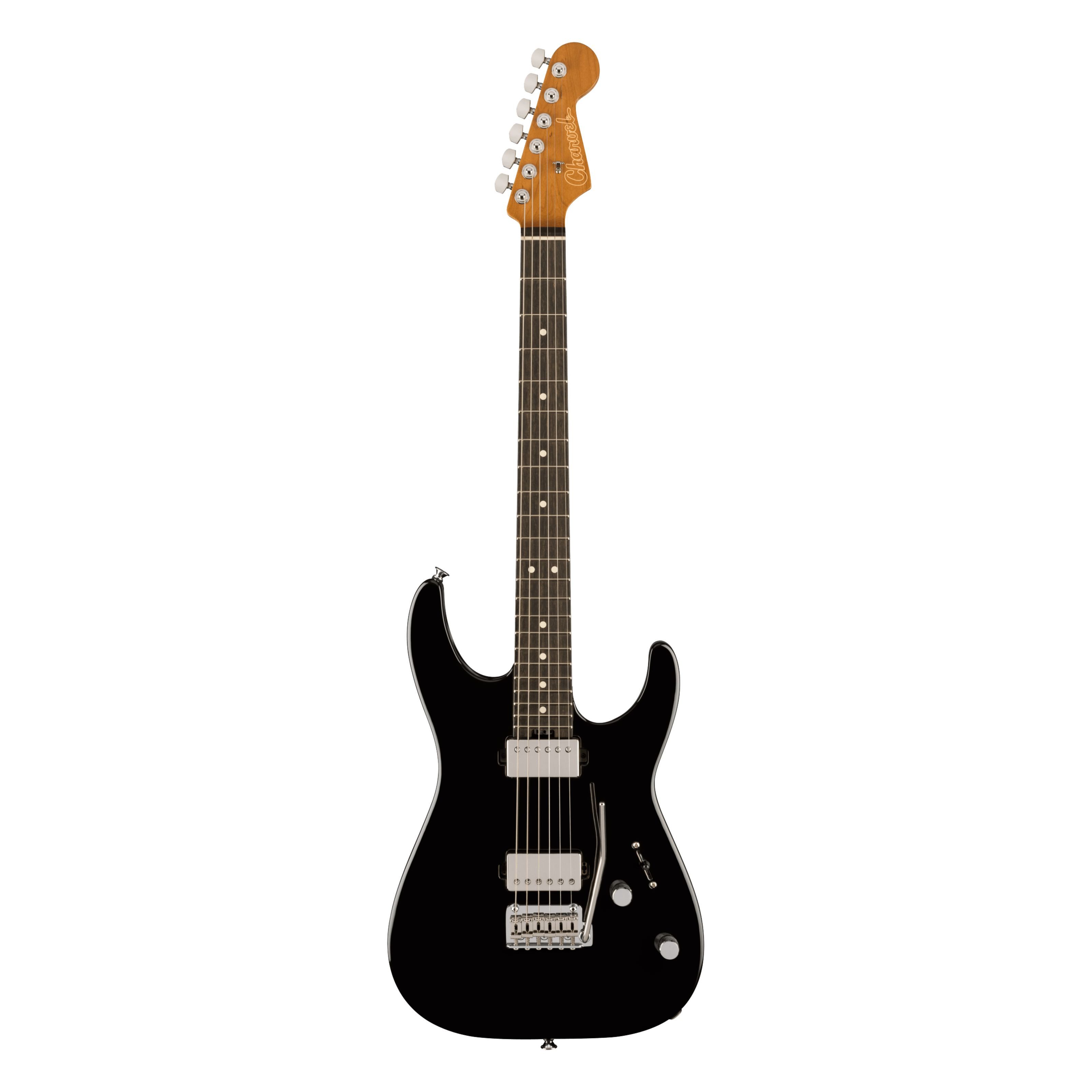 Charvel E-Gitarre, E-Gitarren, ST-Modelle, Super-Stock DKA22 HH 2PT EB Gloss Black - E-Gitarre