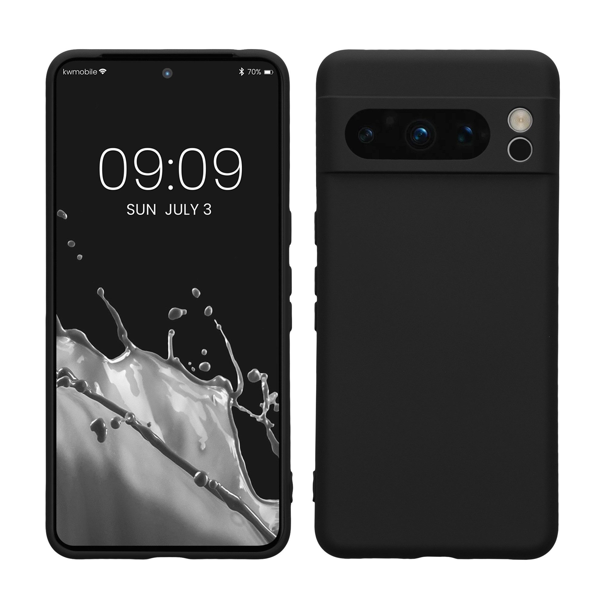kwmobile Handyhülle Slim Case für Google Pixel 8 Pro, Hülle Silikon Handy - Handyhülle gummiert
