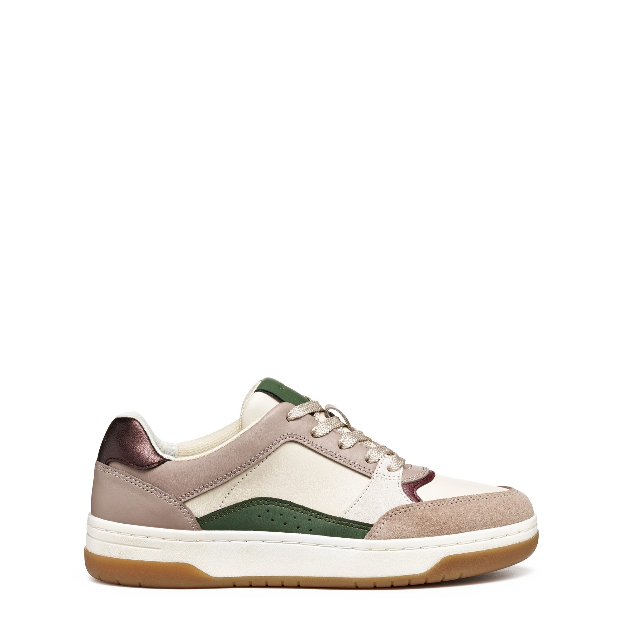 GEOX D564QB 08522 C1SA7, Sneaker, Beige kombiniert, Damen Sneaker