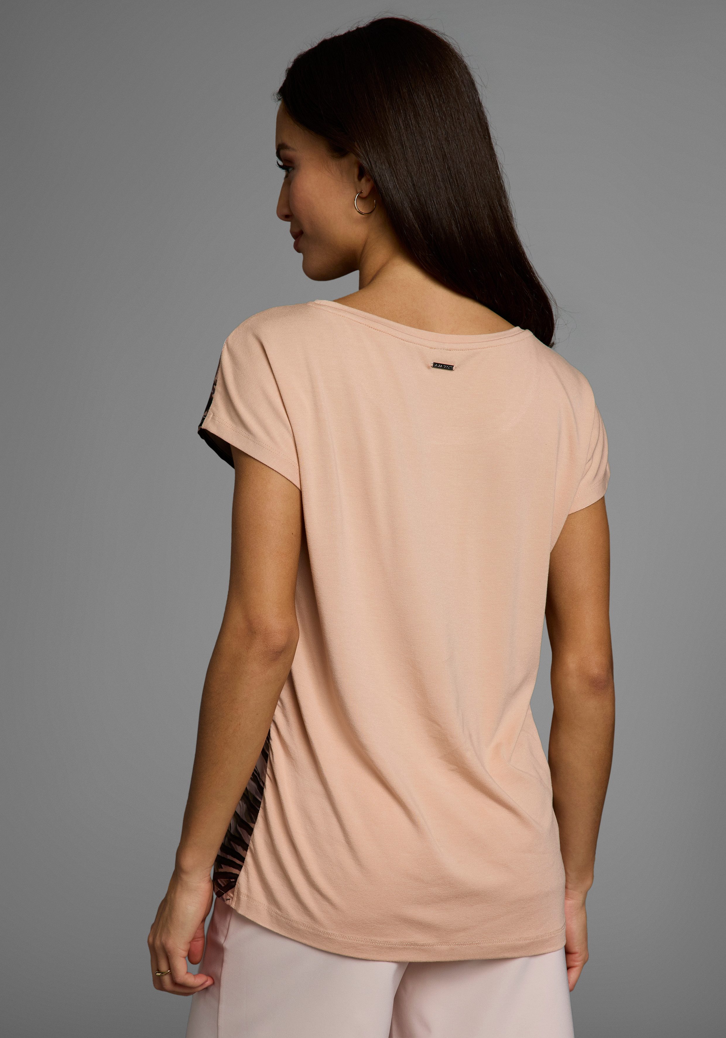 Laura Scott Shirtbluse in modischem Materialmix günstig online kaufen