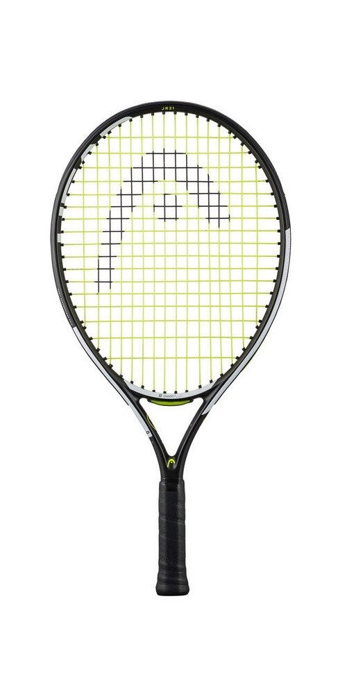Tennisschläger IG Speed JR 21in (4-7 Jahre) schwarz/grau - besaitet