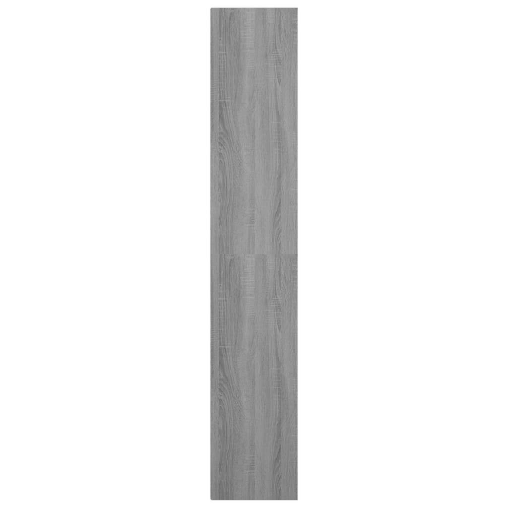 cm furnicato Holzwerkstoff Sonoma 36x30x171 Bücherregal Grau