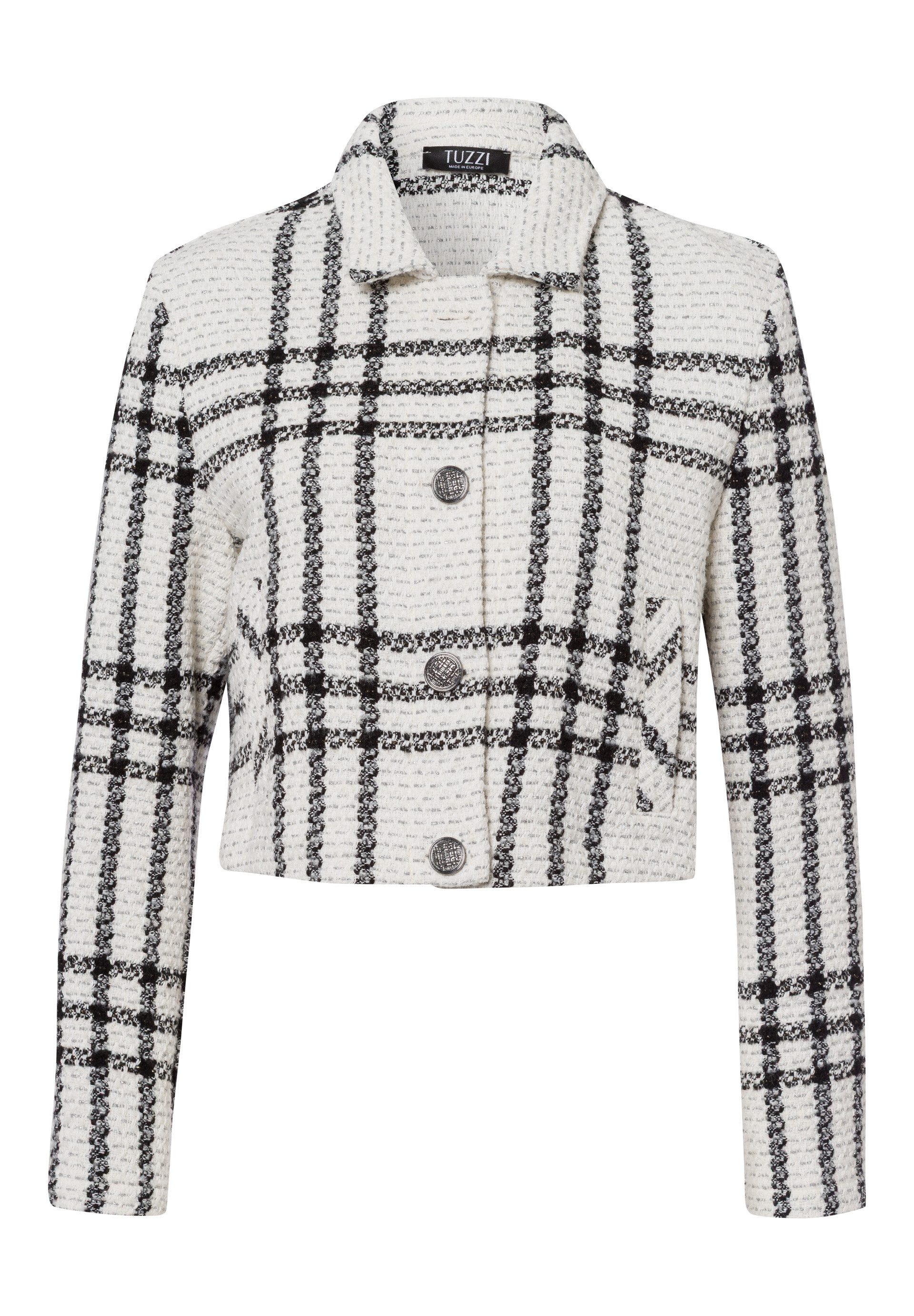 TUZZI Kurzjacke mit Strukturkaro günstig online kaufen