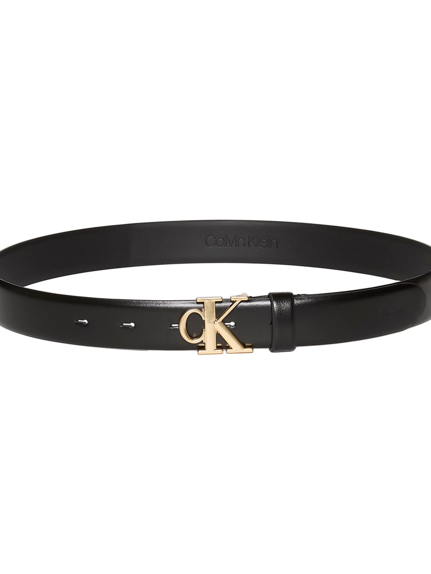 Calvin Klein Ledergürtel CK BUCKLE 30MM FIXED BELT Größenverstellbar günstig online kaufen