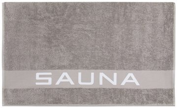 ZOLLNER Saunatuch, Walkfrottier (1-St), 80 x 200 cm, 100% Baumwolle, vom Hotelwäschespezialisten