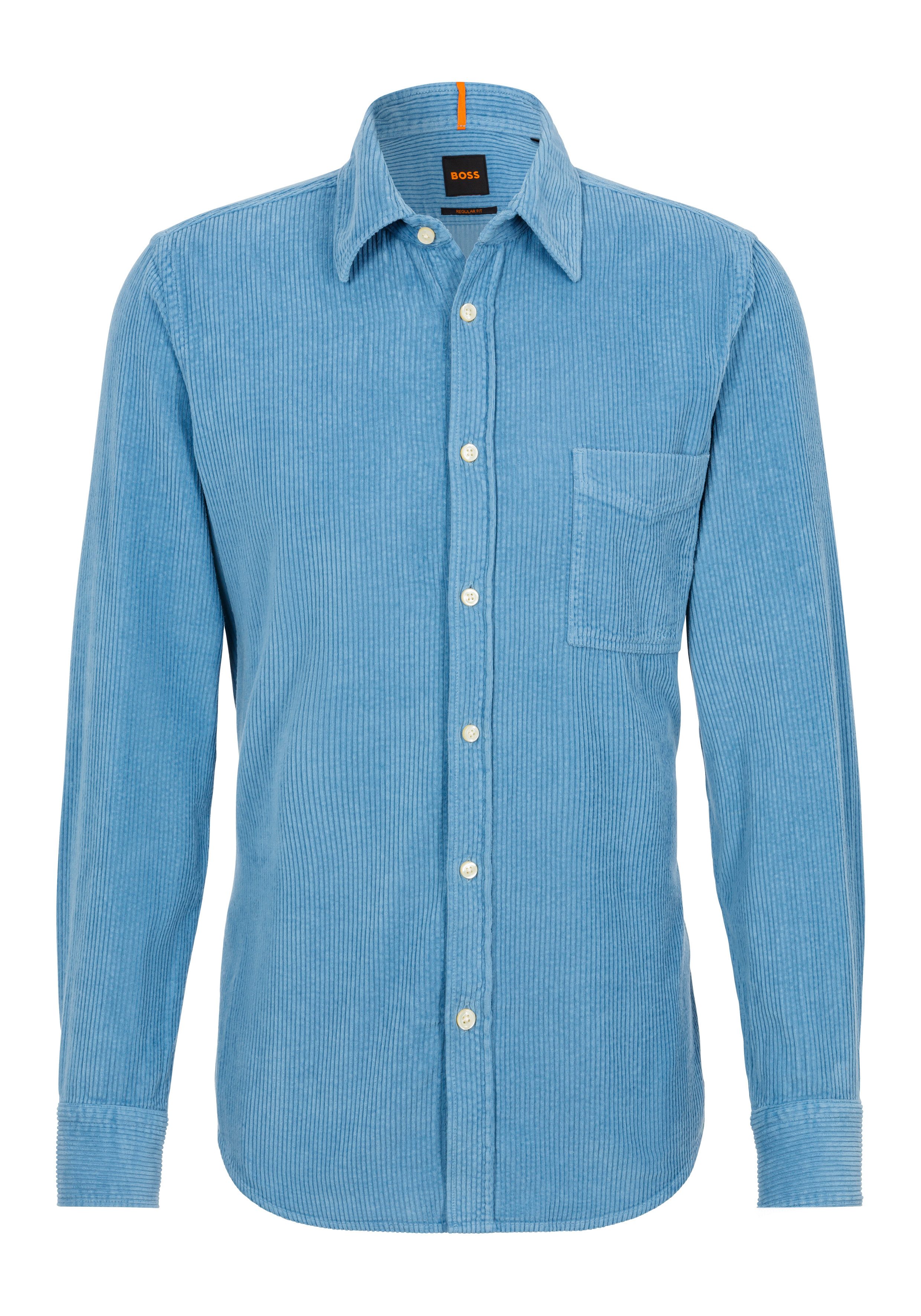 BOSS ORANGE Langarmhemd Relegant mit Logo-Stickerei günstig online kaufen