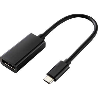 Renkforce USB-C®™ Adapter z.B. für Surface und weitere HDMI-Kabel, DisplayPort 1.2