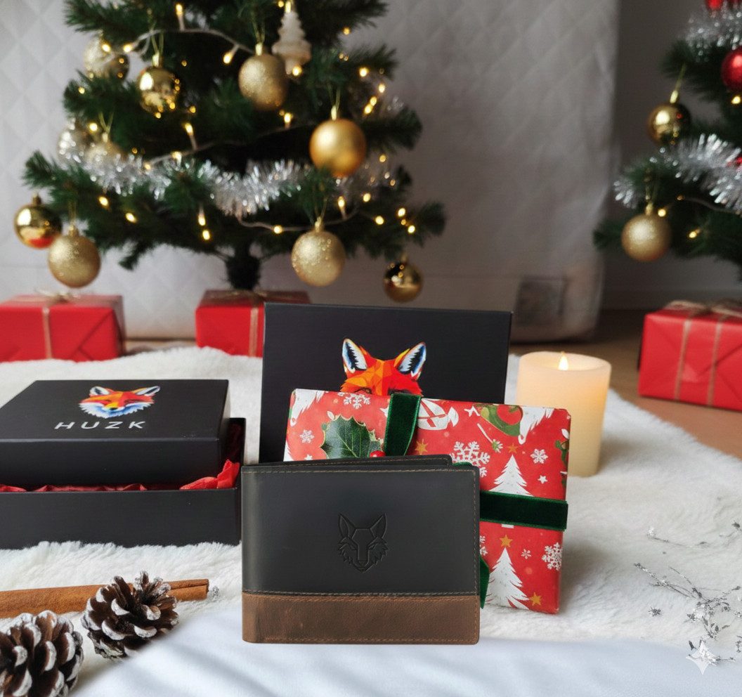 HUZK Geldbörse "Hunter Duo" Geldbeutel Männer Herren Portemonnaie I Xmas-Ge günstig online kaufen